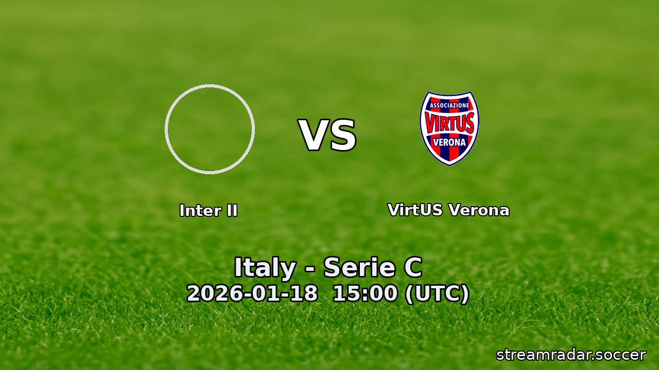 Inter II vs VirtUS Verona