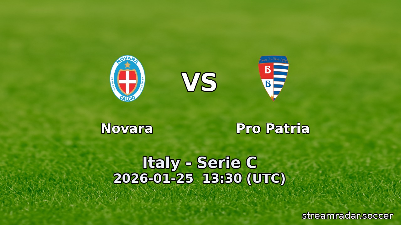 Novara vs Pro Patria
