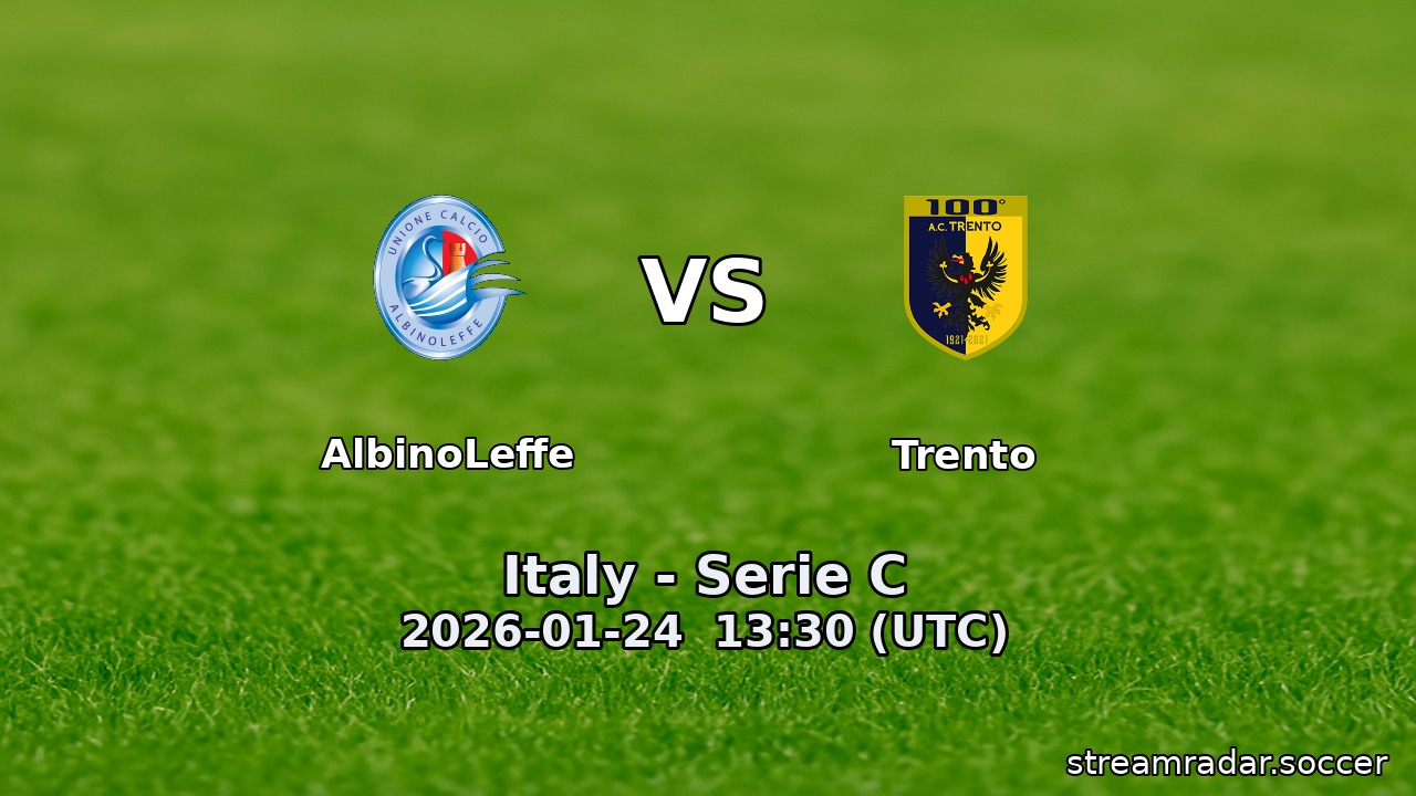 AlbinoLeffe vs Trento