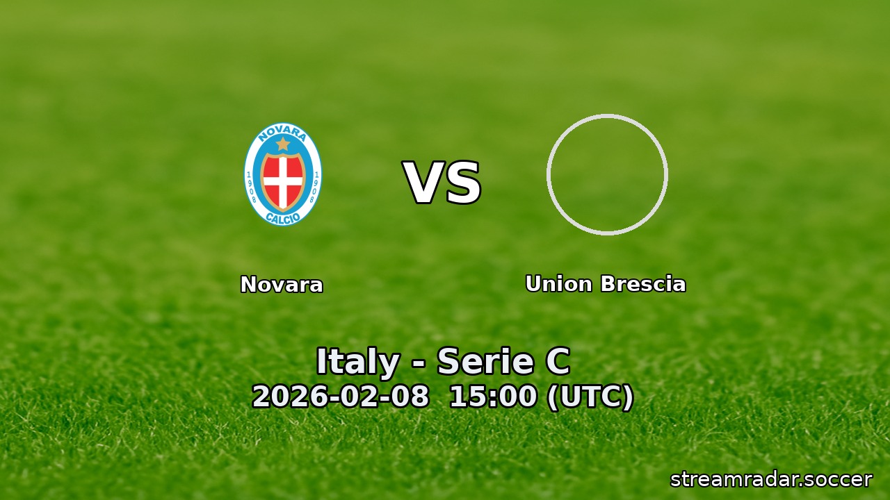 Novara vs Union Brescia