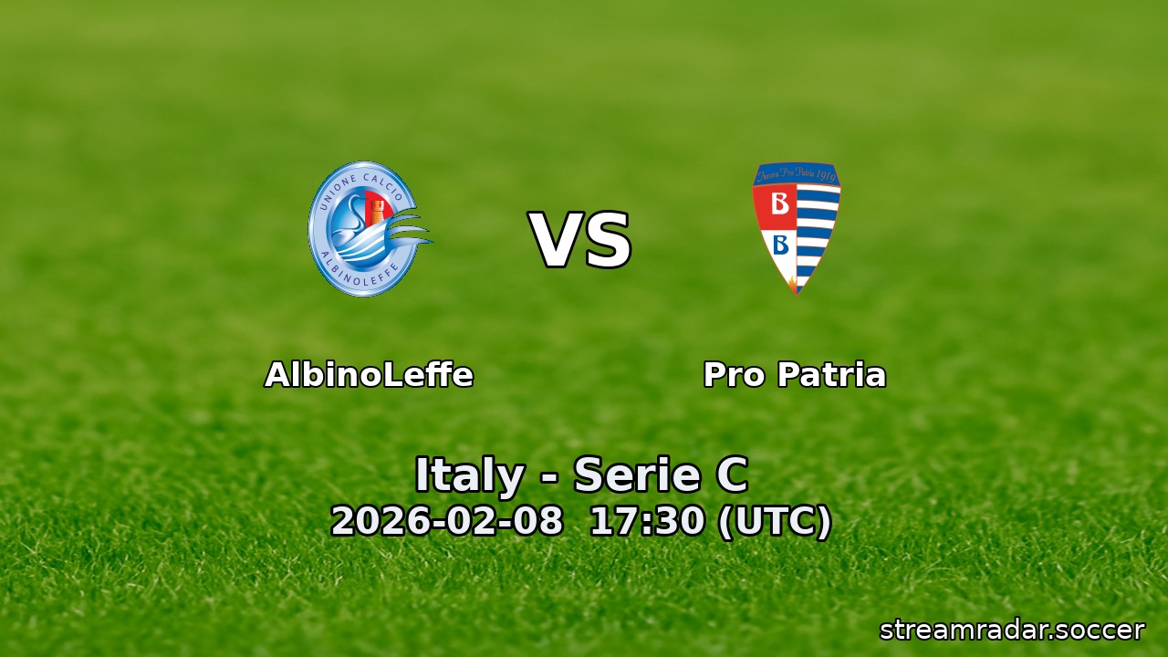 AlbinoLeffe vs Pro Patria