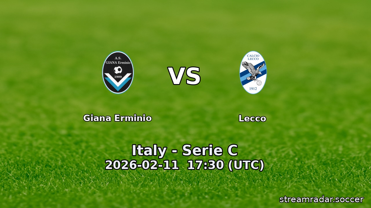 Giana Erminio vs Lecco