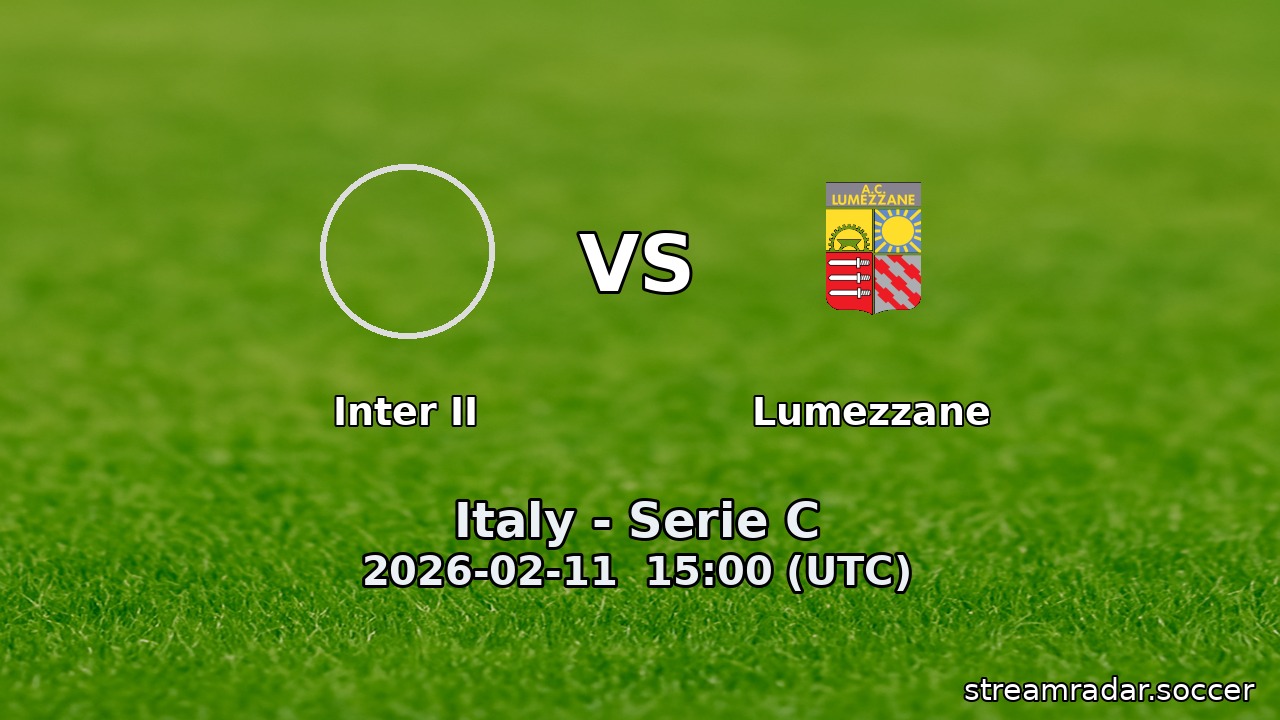 Inter II vs Lumezzane