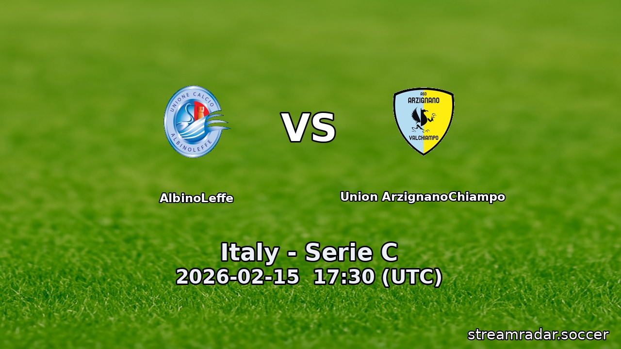 AlbinoLeffe vs Union ArzignanoChiampo
