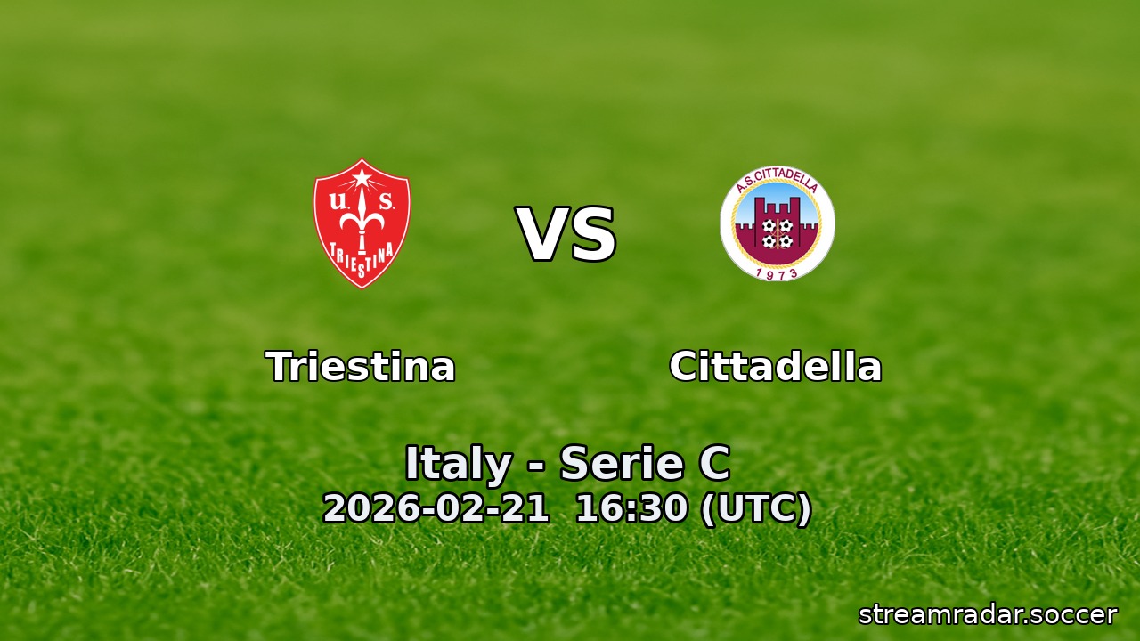 Triestina vs Cittadella