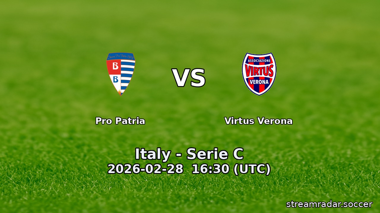 Pro Patria vs Virtus Verona