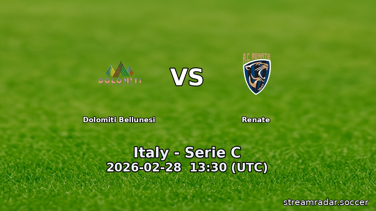 Dolomiti Bellunesi vs Renate