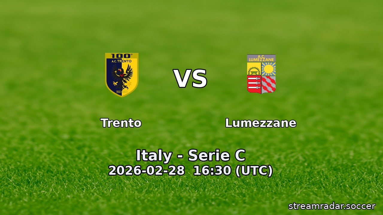 Trento vs Lumezzane