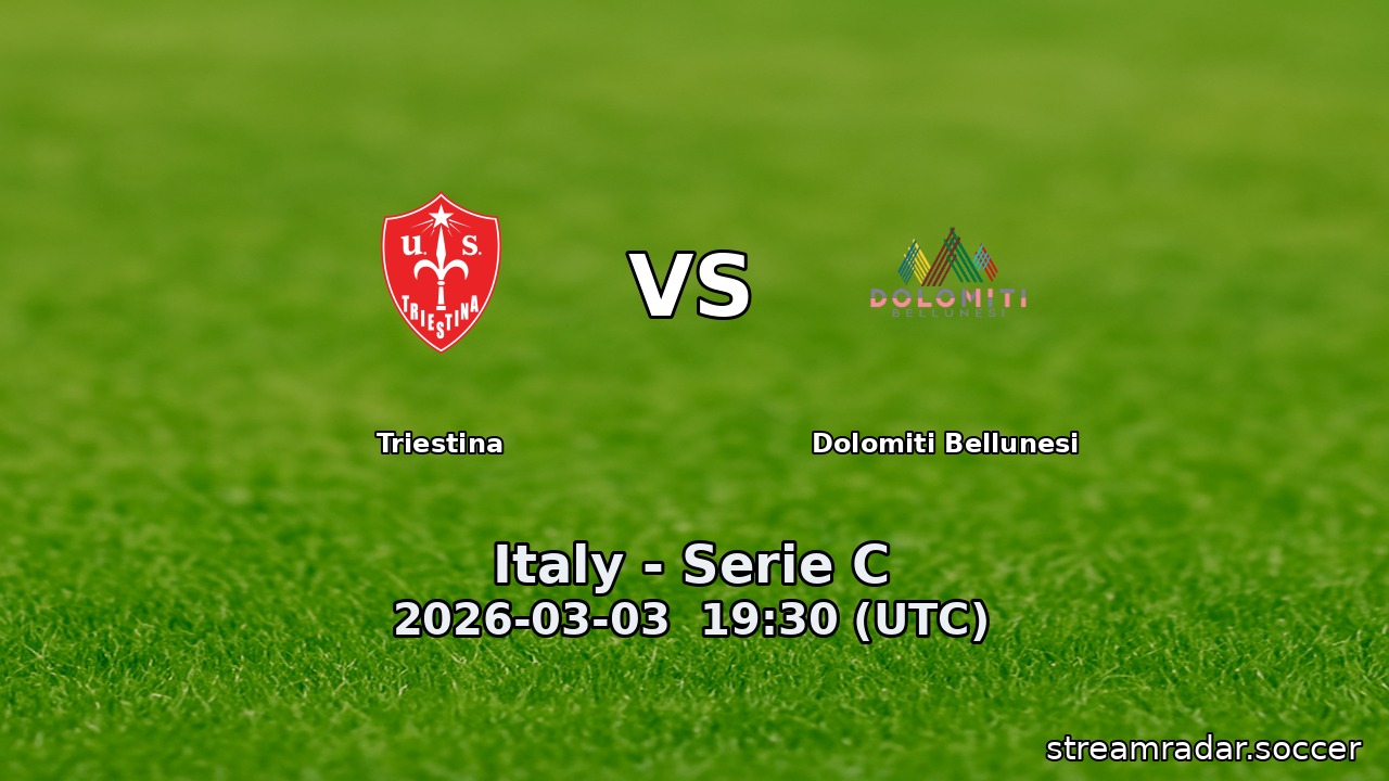 Triestina vs Dolomiti Bellunesi