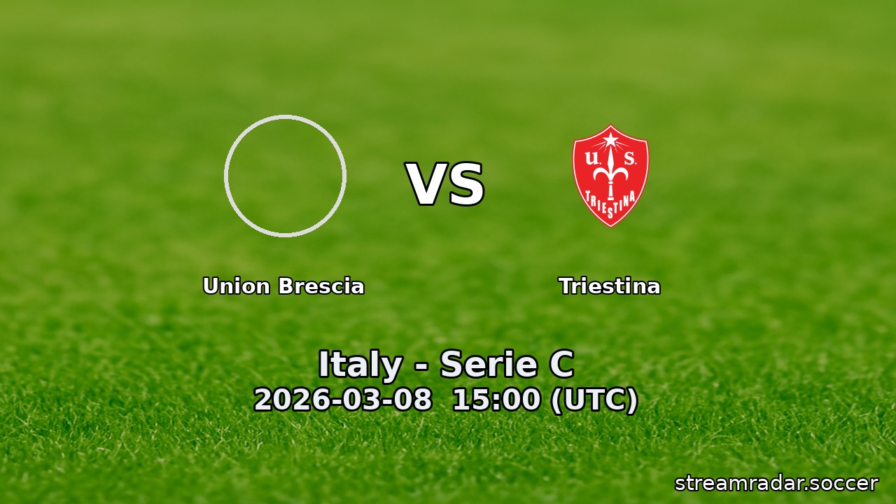 Union Brescia vs Triestina
