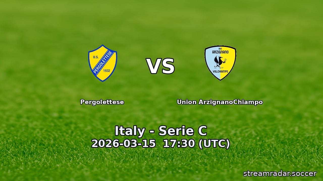 Pergolettese vs Union ArzignanoChiampo