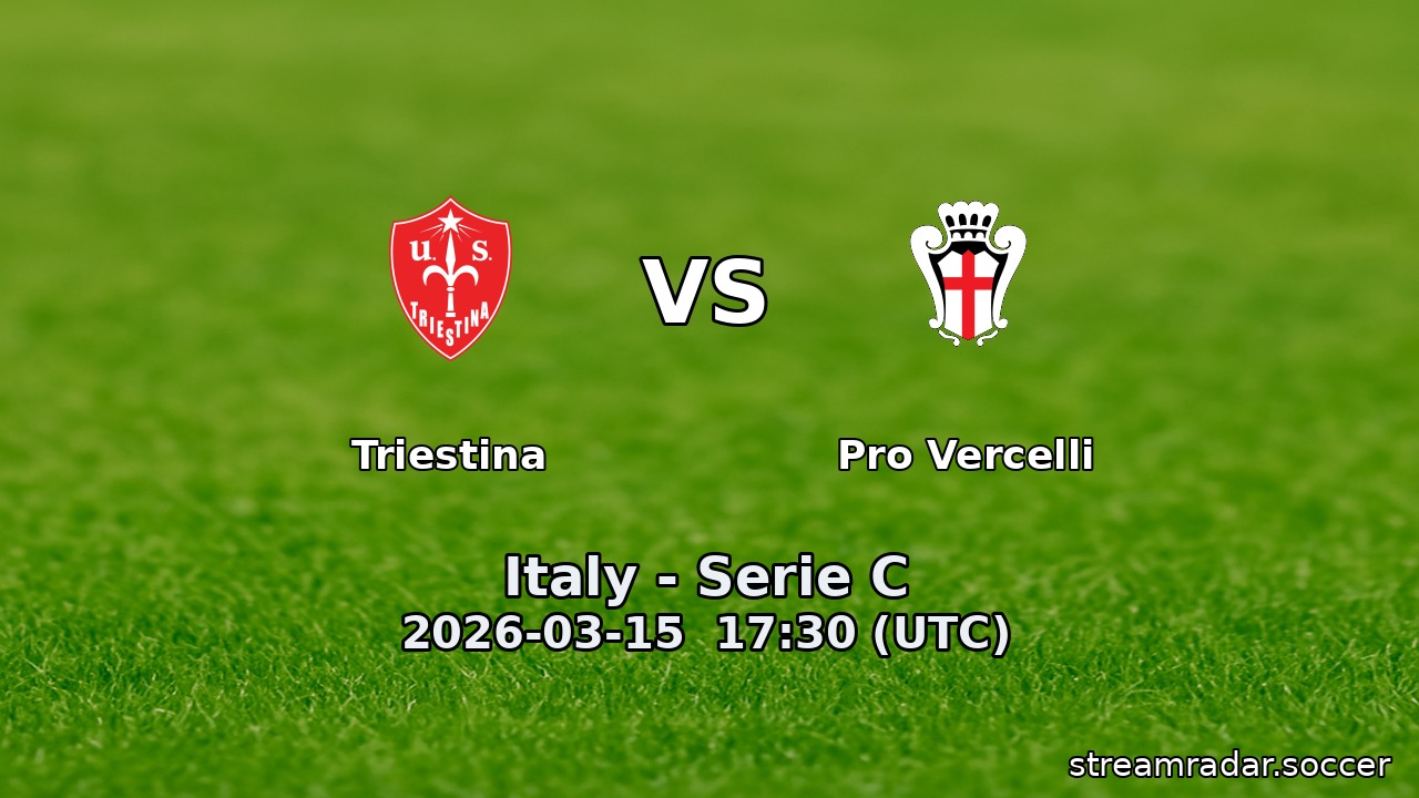 Triestina vs Pro Vercelli