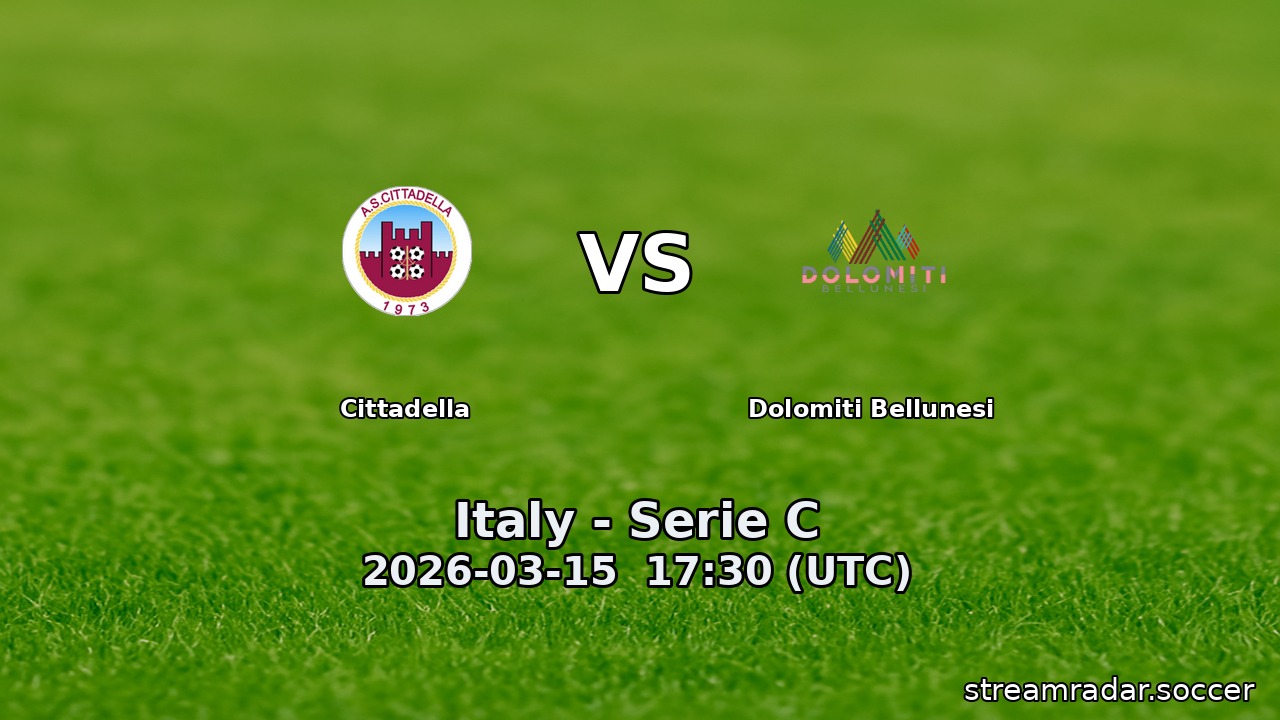Cittadella vs Dolomiti Bellunesi