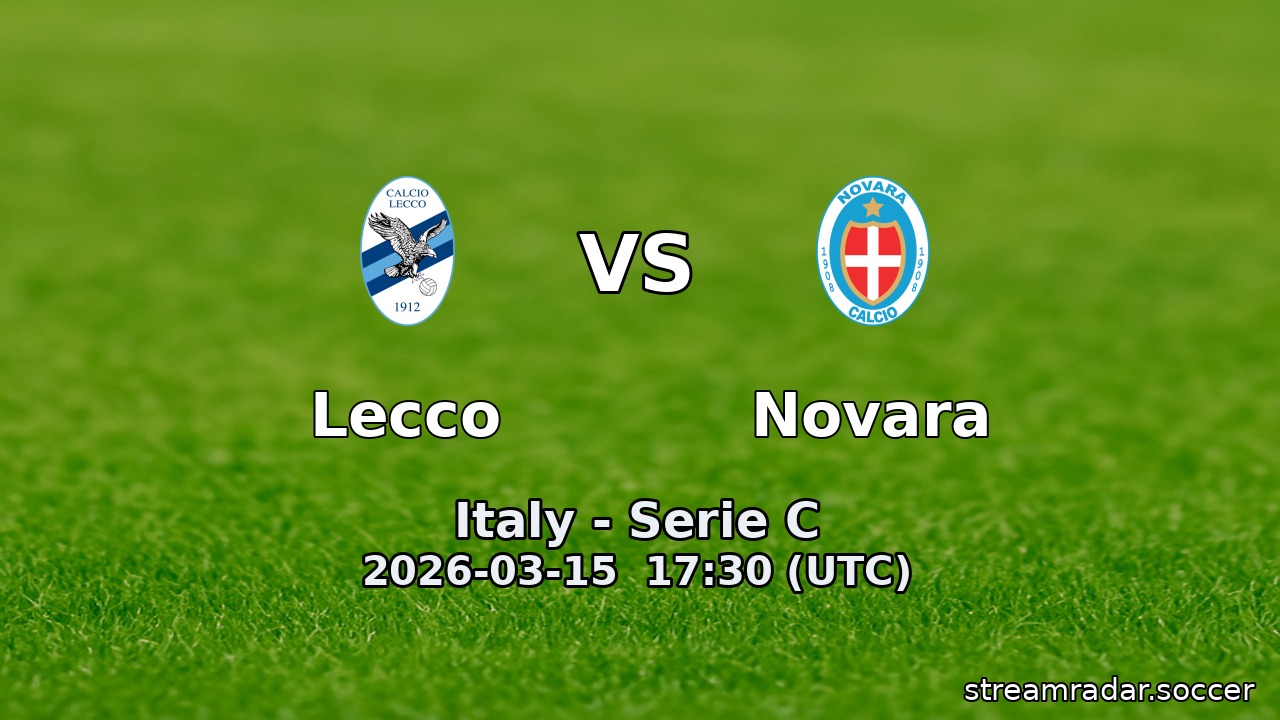 Lecco vs Novara