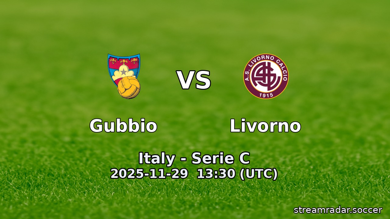 Gubbio vs Livorno