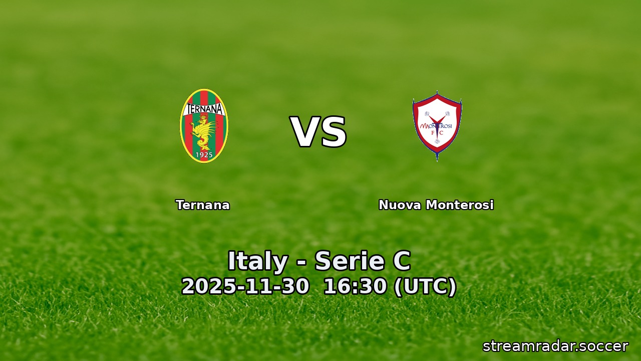 Ternana vs Nuova Monterosi
