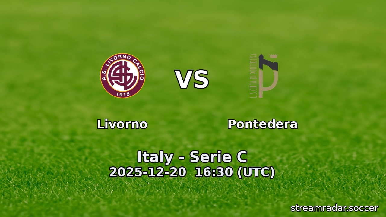 Livorno vs Pontedera