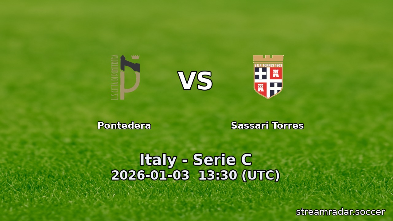 Pontedera vs Sassari Torres