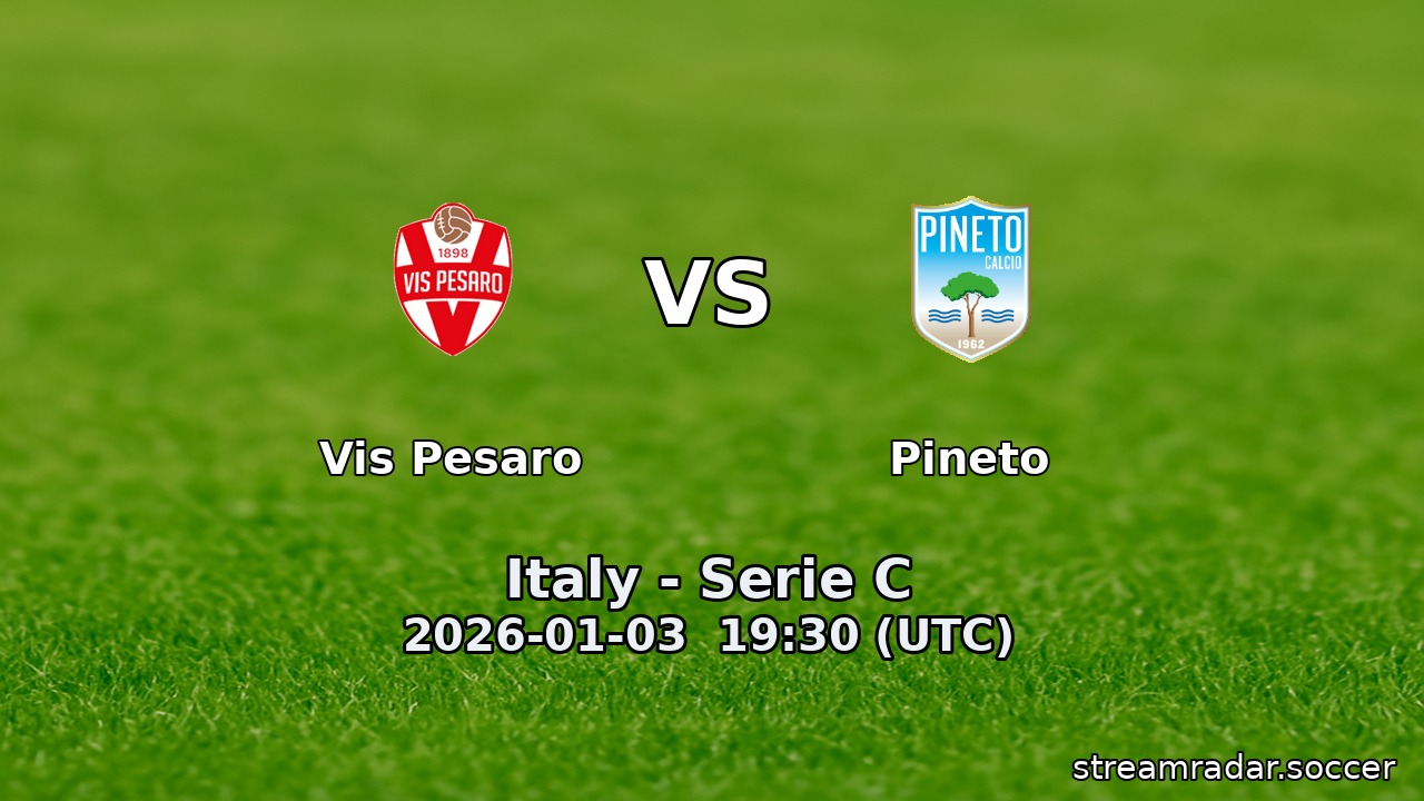 Vis Pesaro vs Pineto