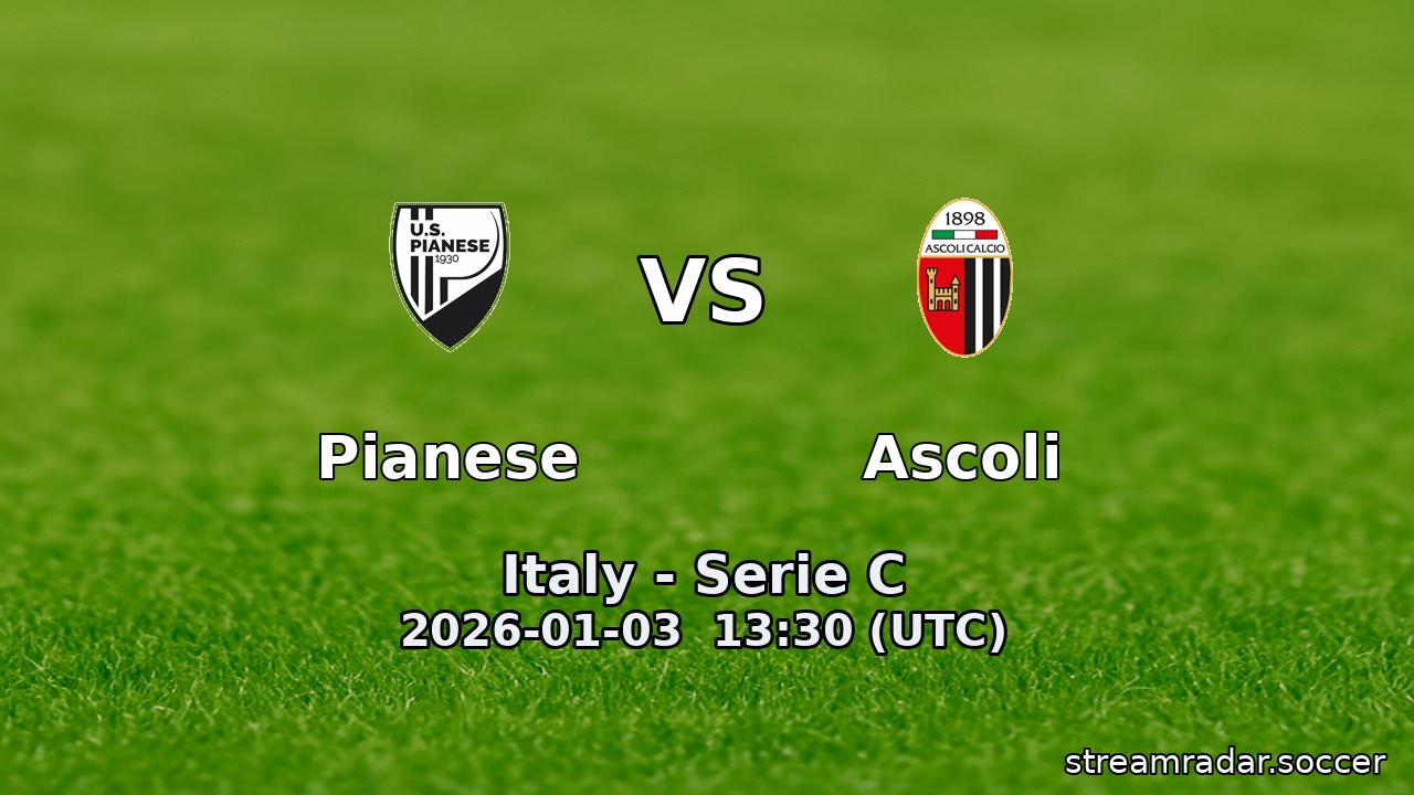Pianese vs Ascoli
