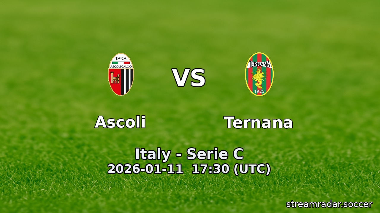 Ascoli vs Ternana