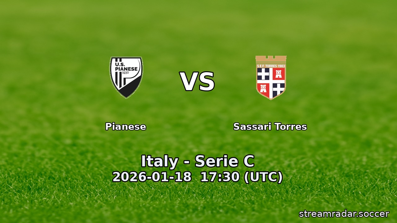 Pianese vs Sassari Torres