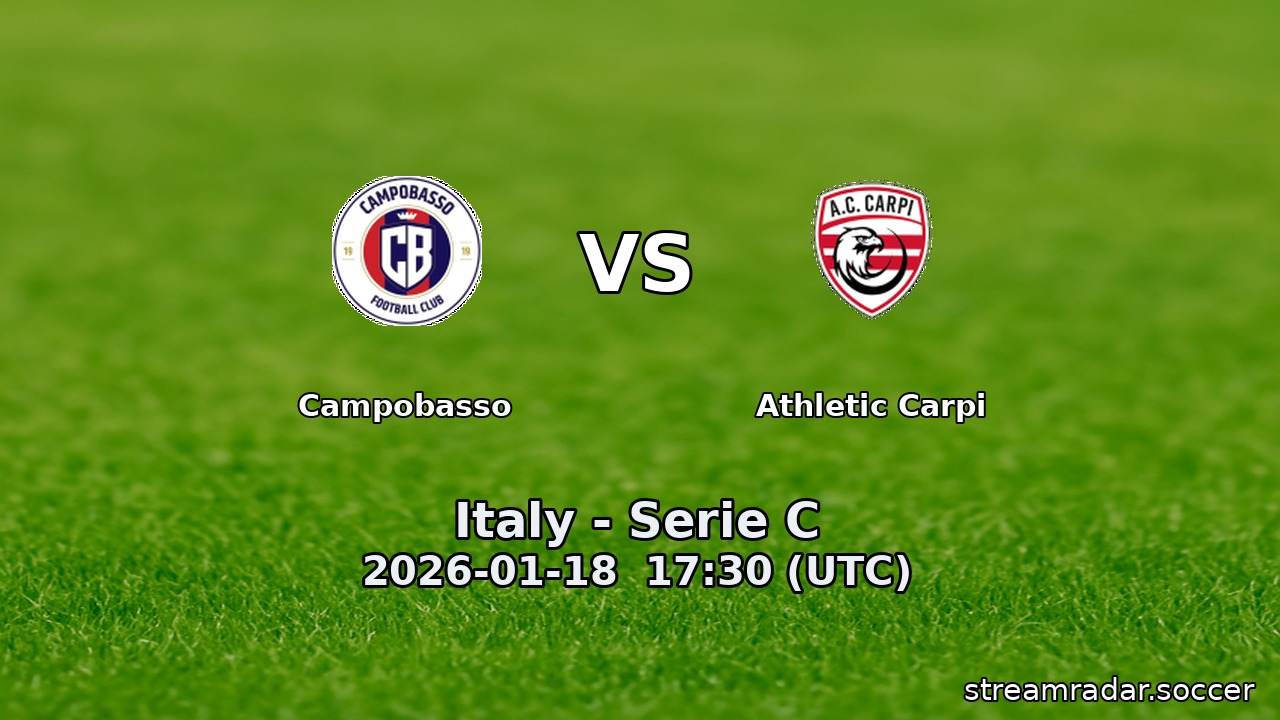 Campobasso vs Athletic Carpi