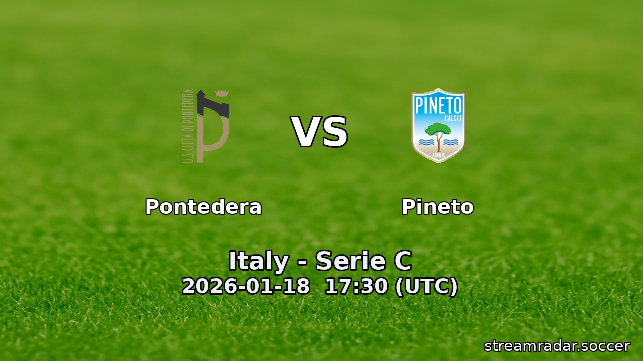 Pontedera vs Pineto