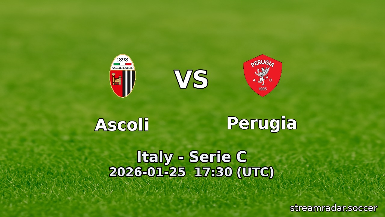 Ascoli vs Perugia