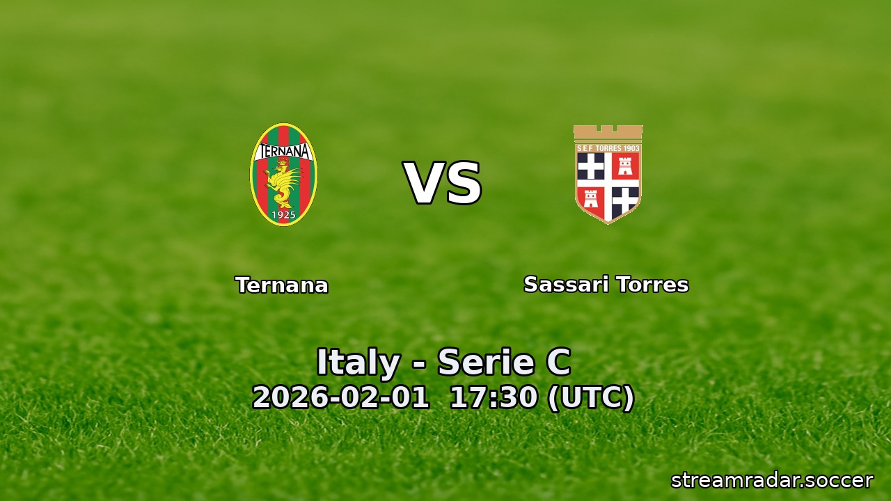 Ternana vs Sassari Torres