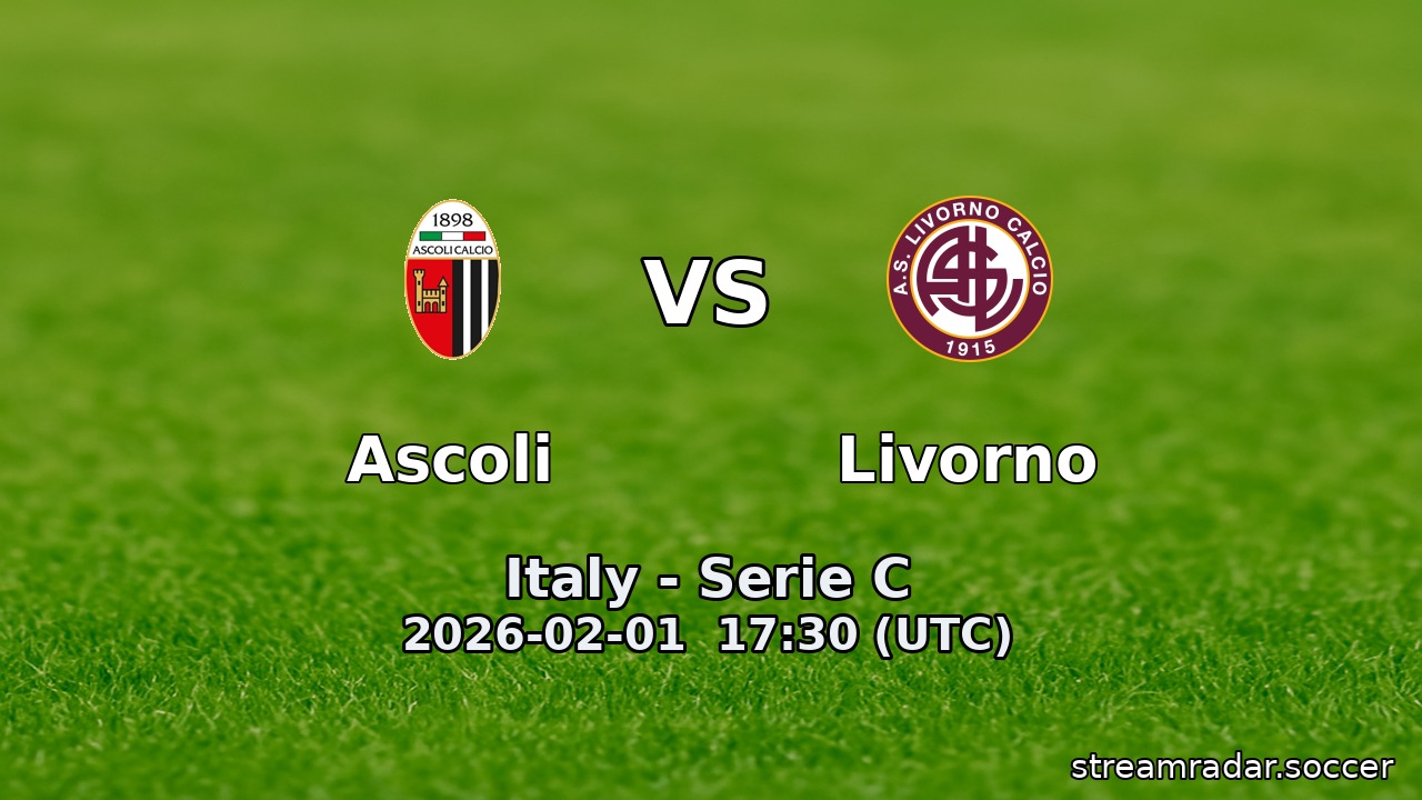 Ascoli vs Livorno