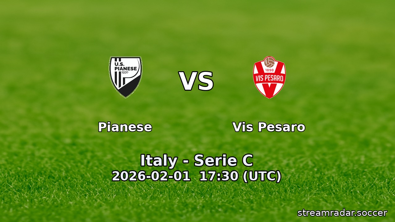 Pianese vs Vis Pesaro