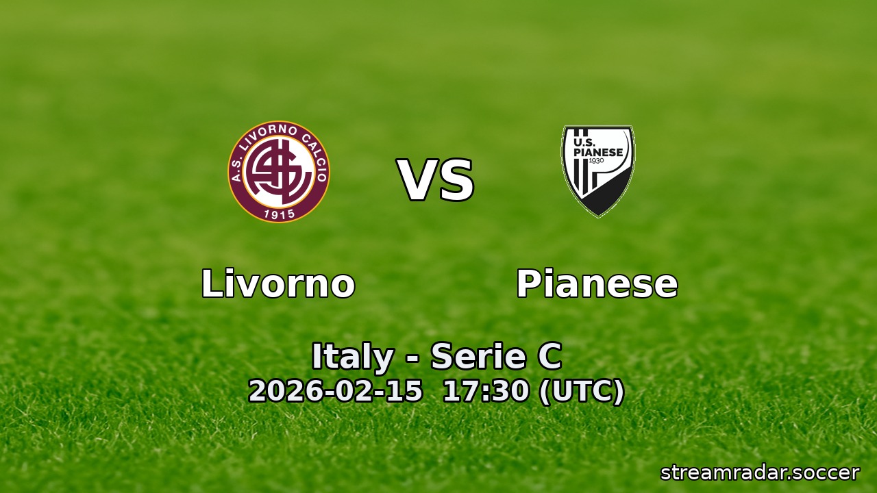 Livorno vs Pianese