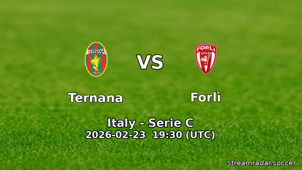 Ternana vs Forlì