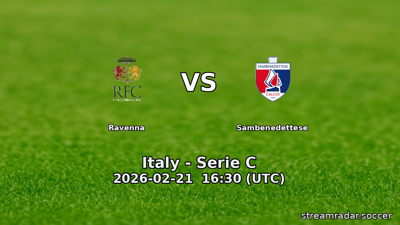 Ravenna vs Sambenedettese
