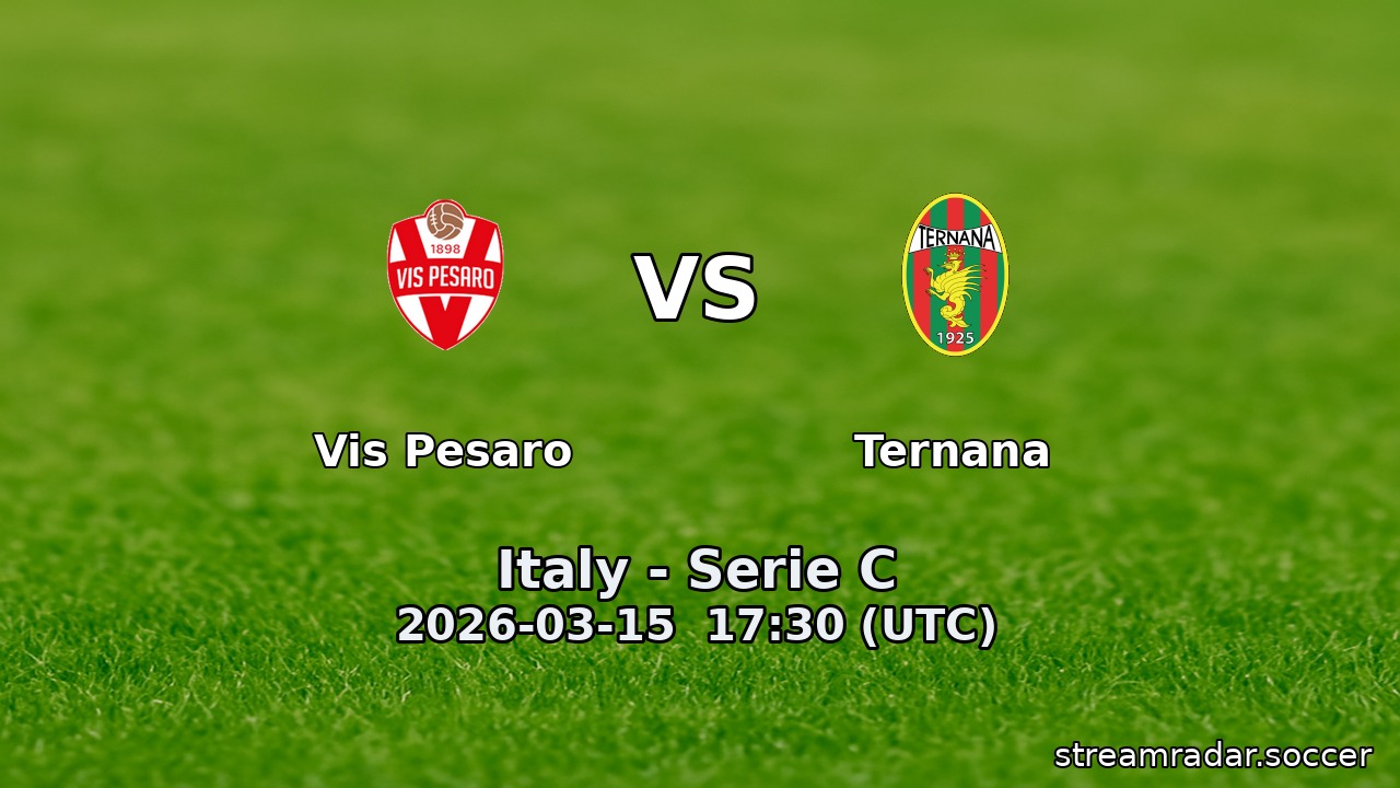 Vis Pesaro vs Ternana