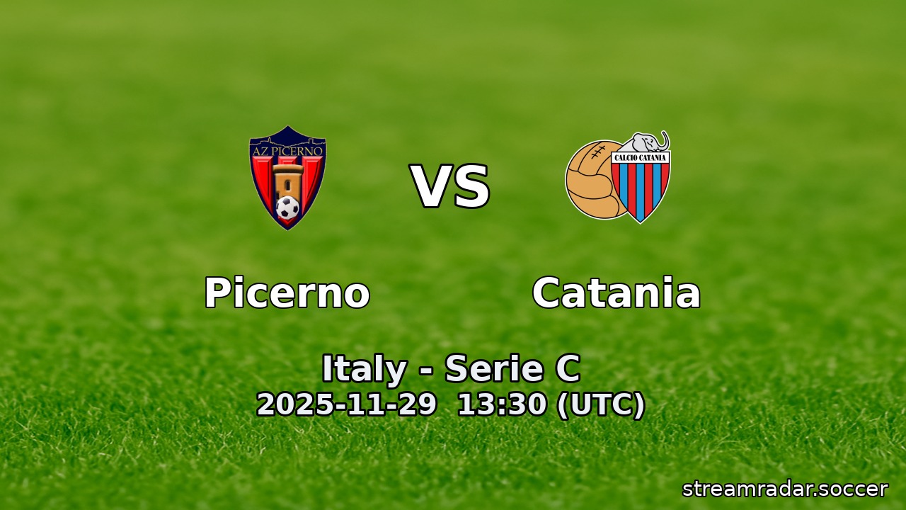Picerno vs Catania