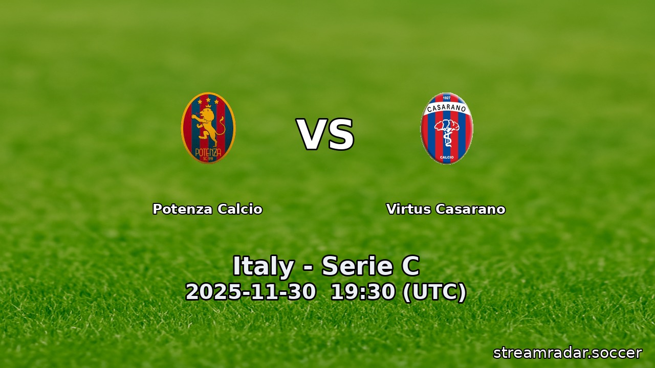Potenza Calcio vs Virtus Casarano
