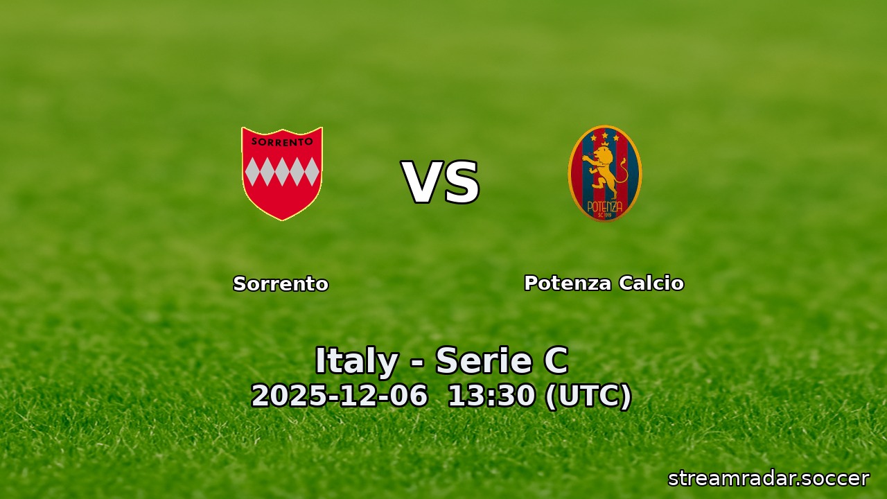 Sorrento vs Potenza Calcio