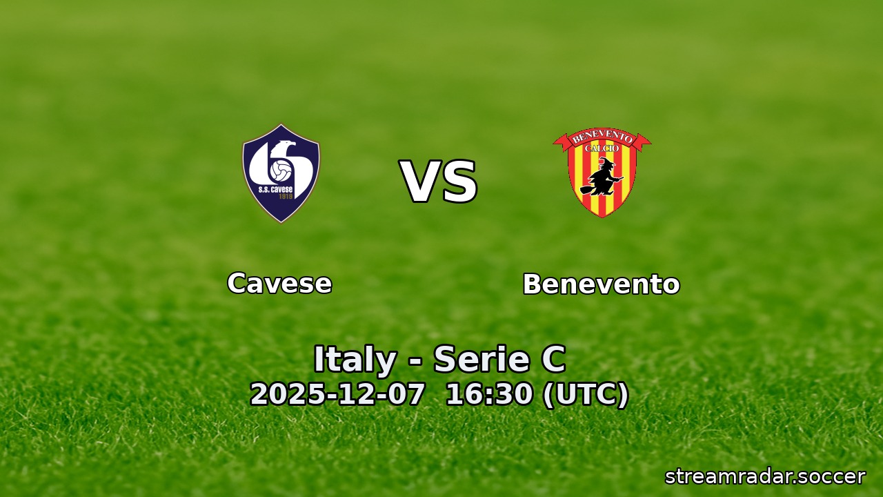Cavese vs Benevento