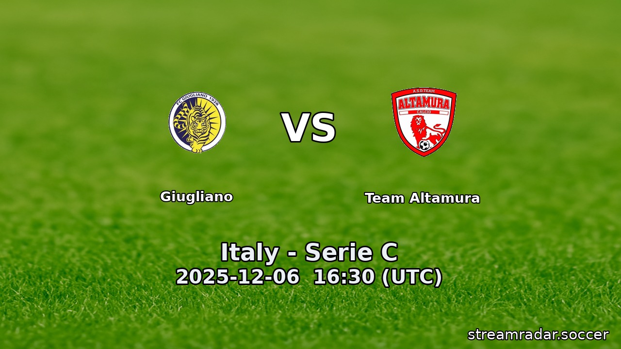 Giugliano vs Team Altamura