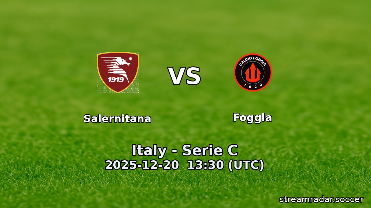 Salernitana vs Foggia