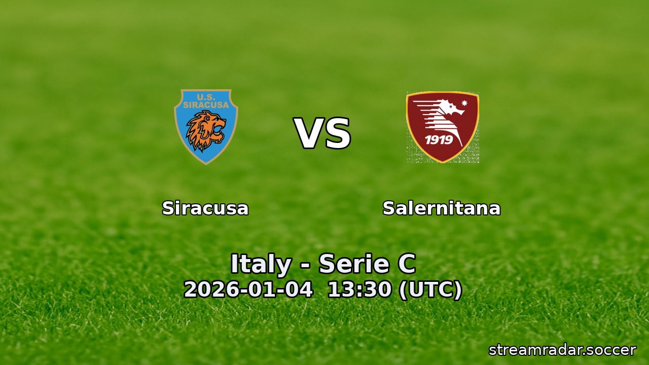 Siracusa vs Salernitana