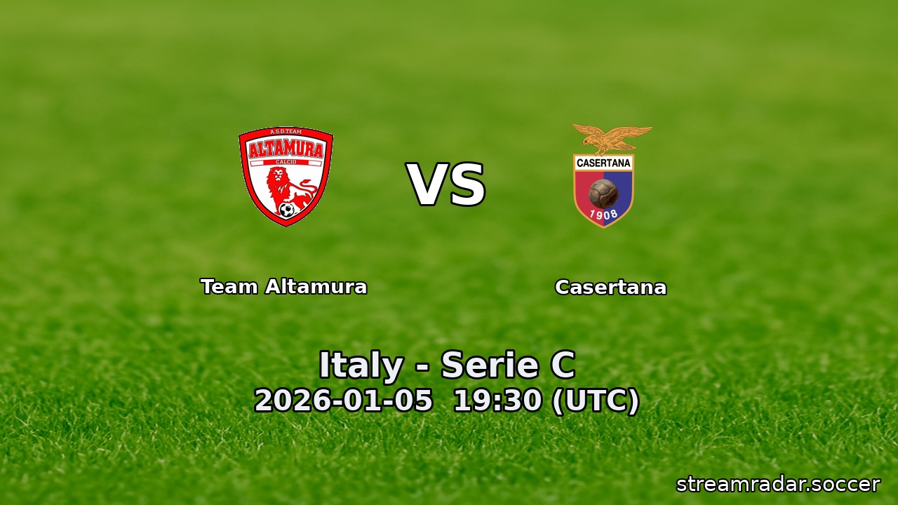 Team Altamura vs Casertana