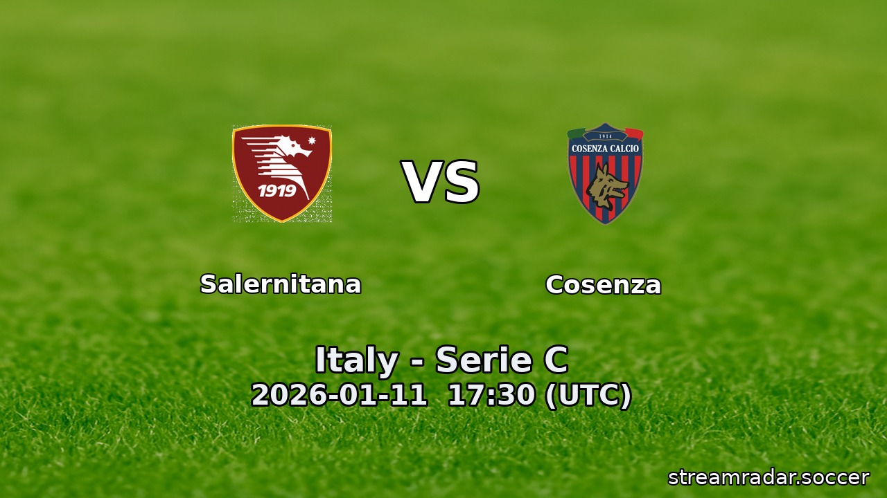 Salernitana vs Cosenza