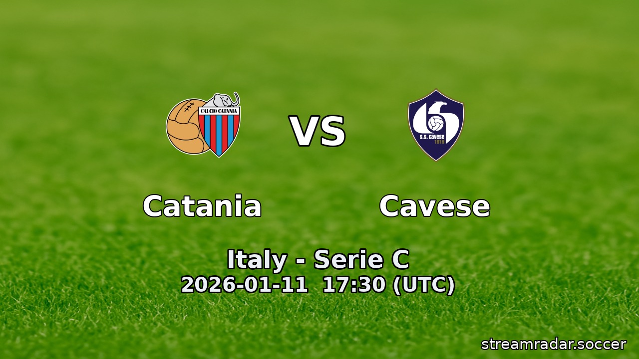 Catania vs Cavese