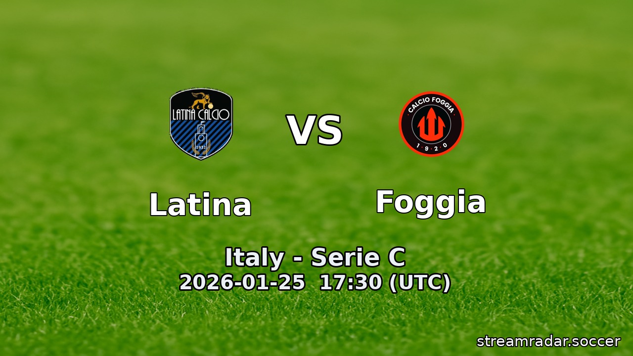 Latina vs Foggia