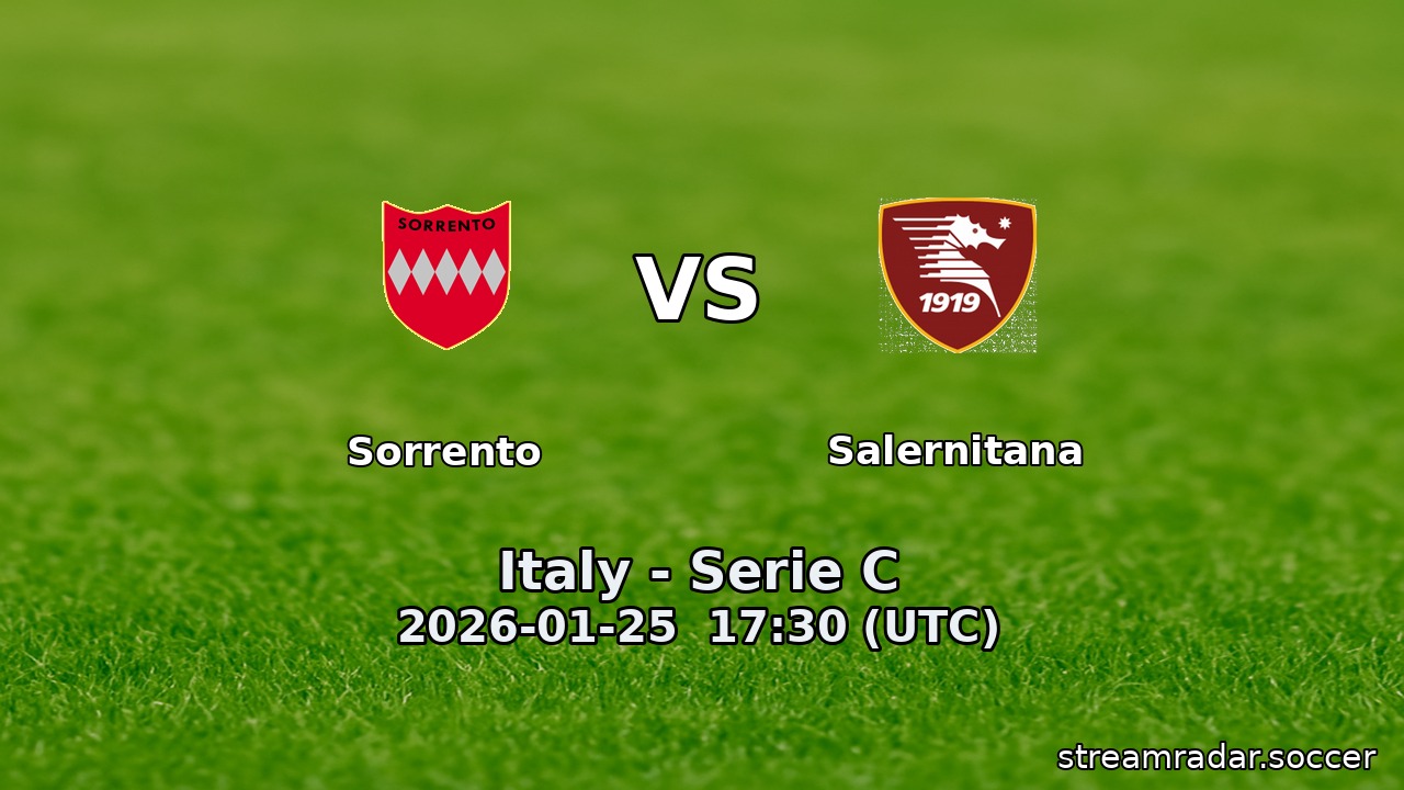 Sorrento vs Salernitana