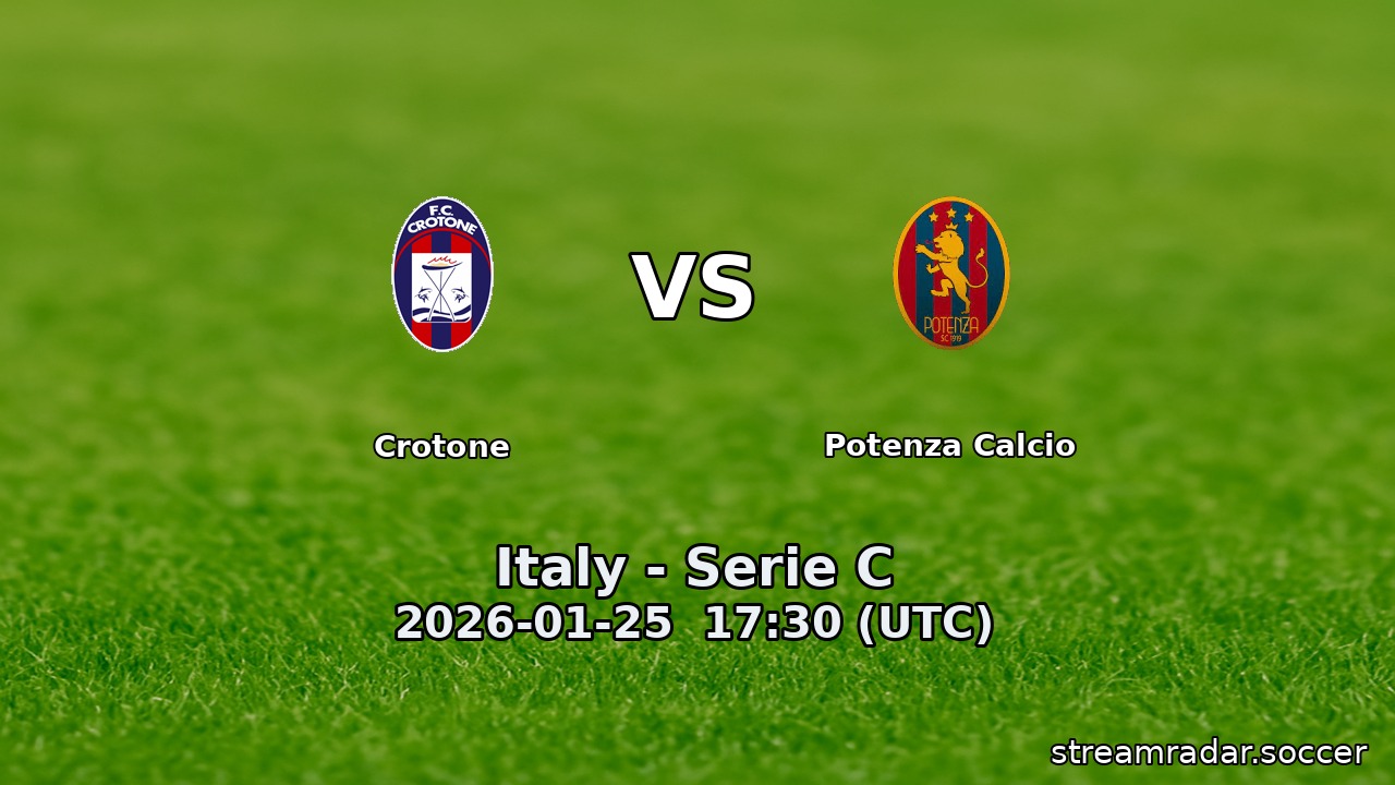 Crotone vs Potenza Calcio