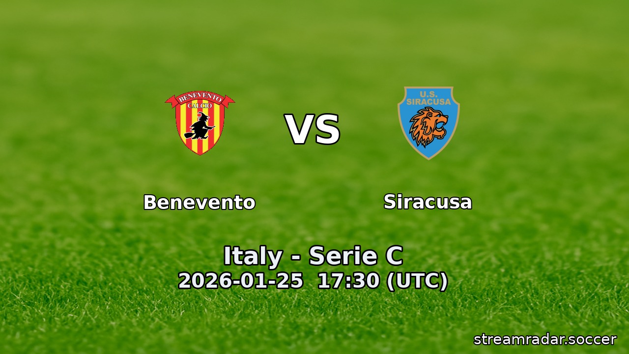 Benevento vs Siracusa
